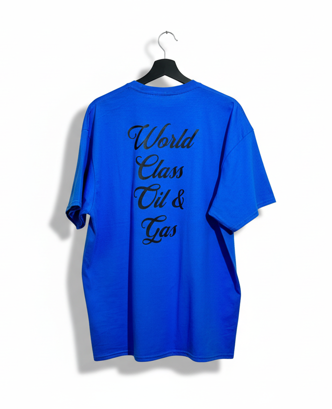 Blue Oil Leaf T