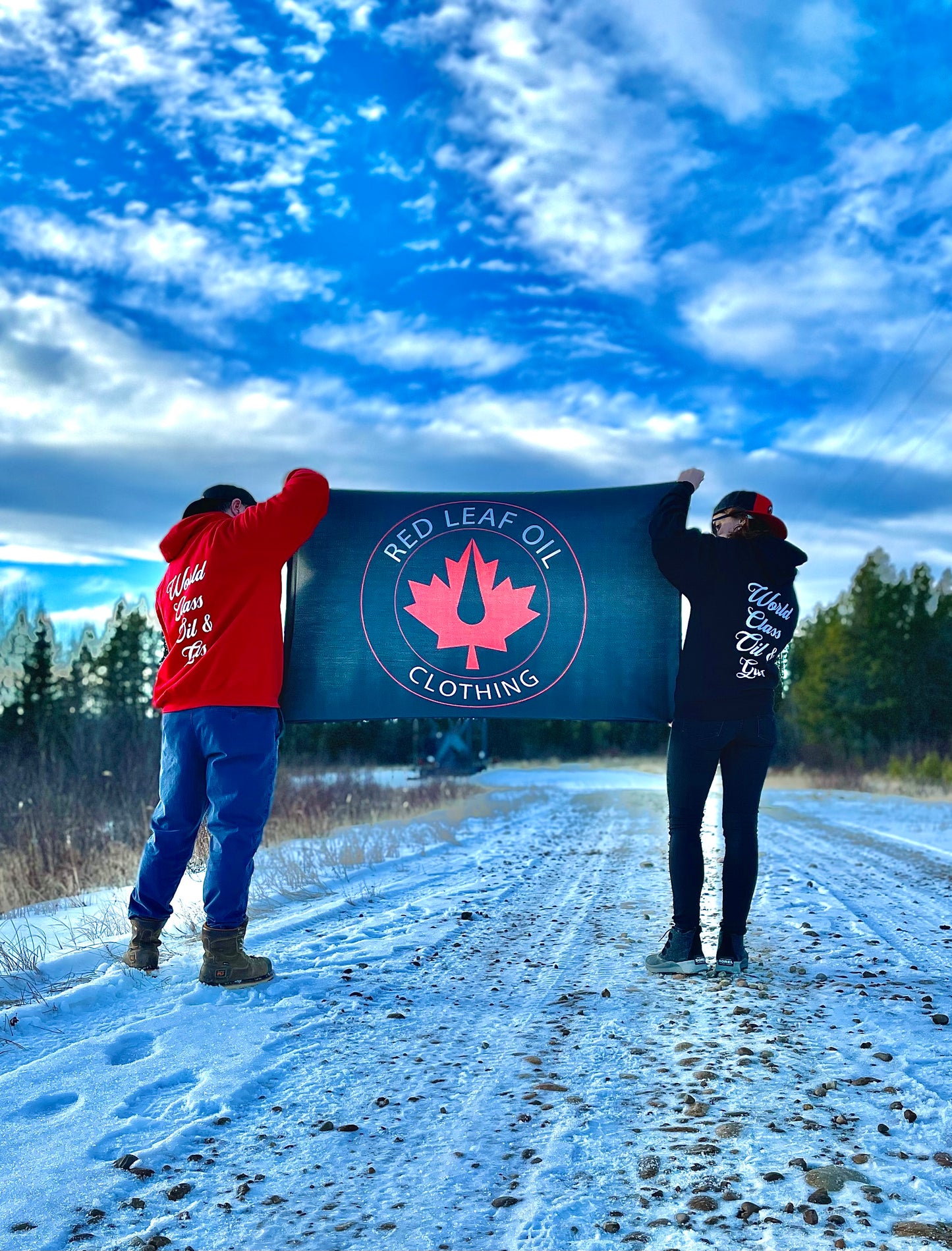 Canadian Oil Flag