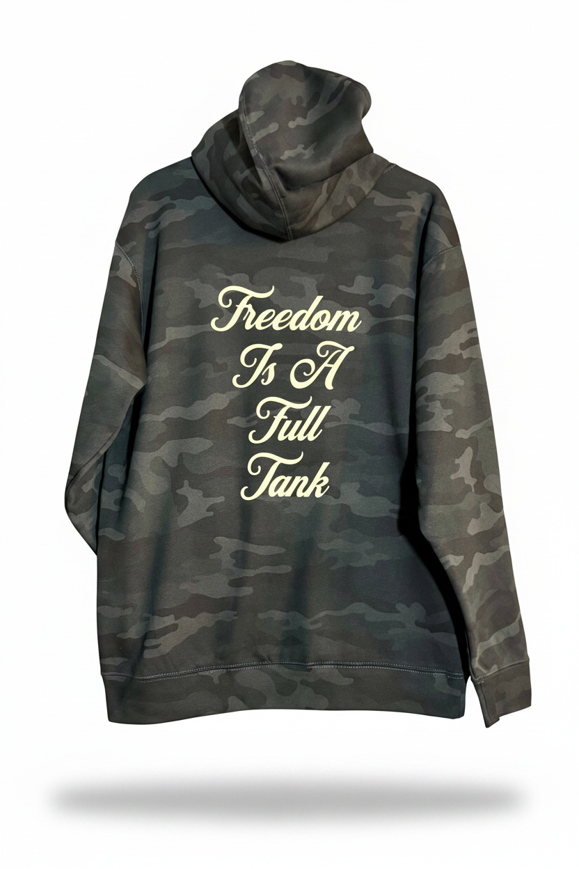 Black Camo Freedom Hoodie