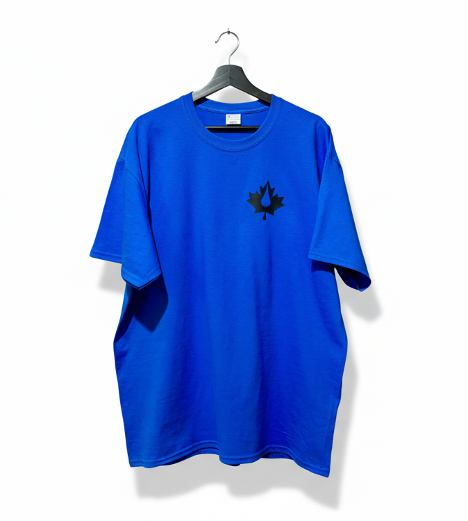 Blue Oil Leaf T